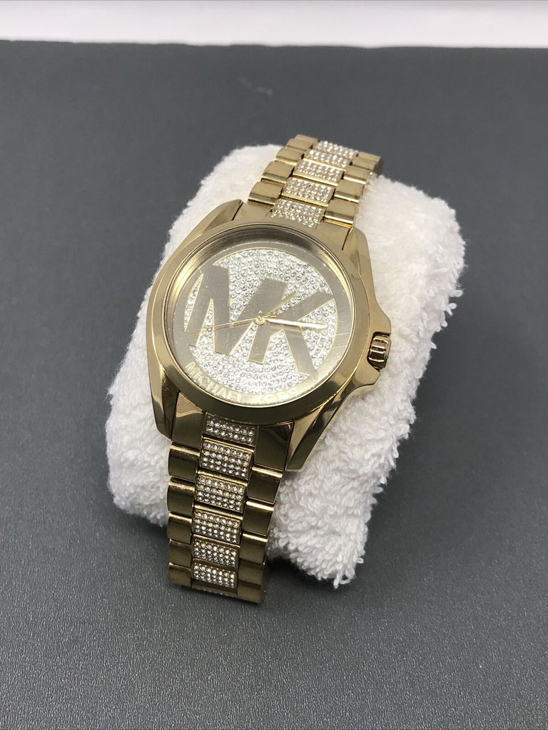 Michael Kors Bradshaw Gold Dial Gold Steel Strap Watch for Women - MK6487 Buy Now By Michael Kors