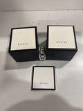 Gucci G Gucci Diamonds Mother of Pearl Dial Silver Steel Strap Watch For Women - YA125502 Buy Now By Gucci