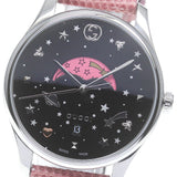 Gucci G-Timeless Moonphase Black Dial Pink Leather Strap Watch For Women - YA1264046 Buy Now By Gucci
