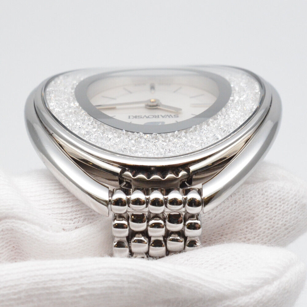 Swarovski Crystalline Aura Silver Dial Silver Steel Strap Watch for Women - 5519462 Buy Now By Swarovski
