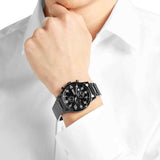 Hugo Boss Chronograph Black Dial Black Steel Strap Watch for Men - 1513180 Buy Now By Hugo Boss