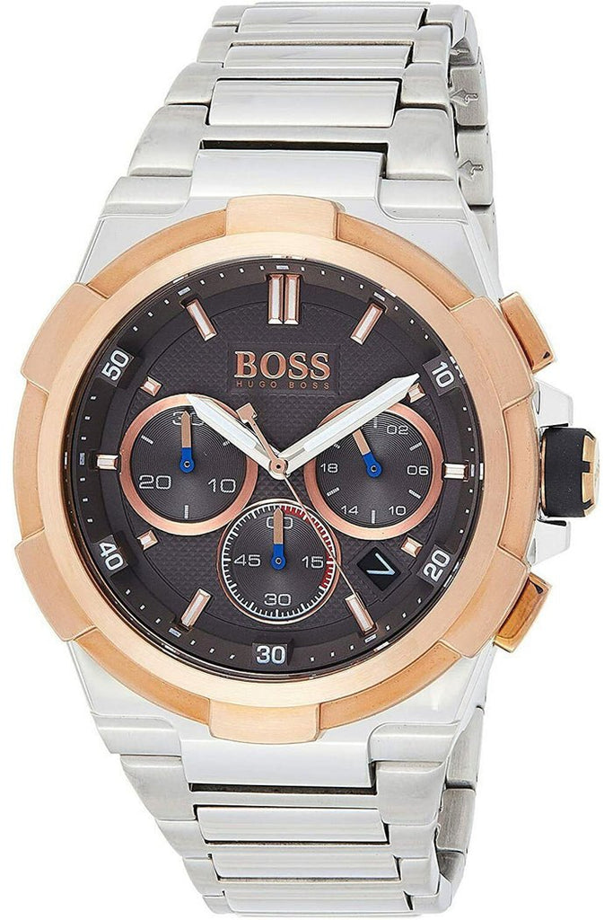 Hugo Boss Supernova Grey Dial Silver Steel Strap Watch for Men - 1513362 Buy Now By Hugo Boss