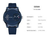 Tommy Hilfiger Denim Blue Dial Blue Rubber Strap Watch for Men - 1791556 Buy Now By Tommy Hilfiger