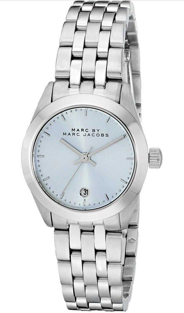Marc Jacobs Peeker Blue Dial Silver Steel Strap Watch for Women - MBM3376 Buy Now By Marc Jacobs