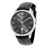 Tissot Chemin Des Tourelles Powermatic 80 Black Dial Black Leather Strap Watch For Men - T099.407.16.447.00 Buy Now By Tissot