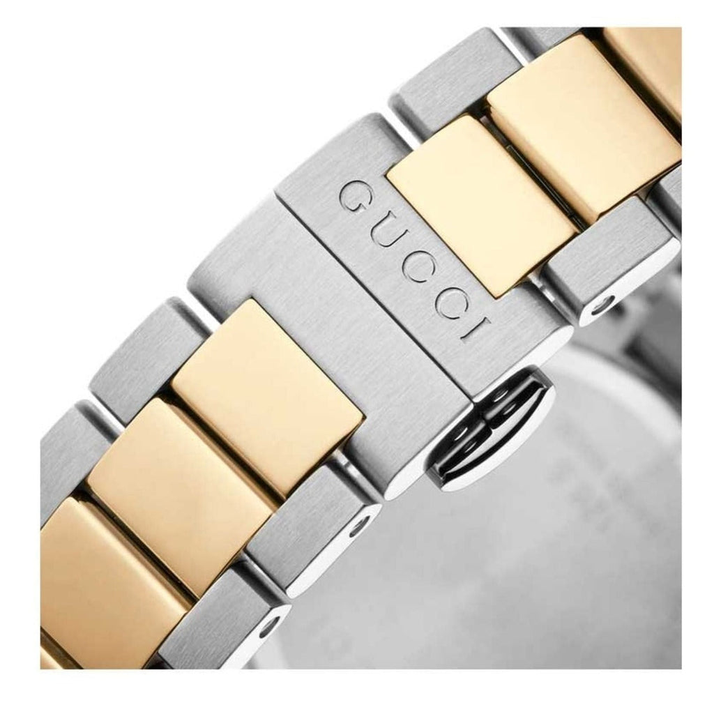 Gucci G Timeless Quartz Silver Dial Two Tone Steel Strap Watch For Women - YA126531 Buy Now By Gucci