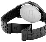 Tommy Hilfiger Damon Quartz Chronograph Blue Dial Black Steel Strap Watch for Men - 1791454 Buy Now By Tommy Hilfiger