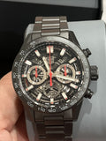 Tag Heuer Carrera Automatic Chronograph Black Dial Black Steel Strap Watch for Men - CBG2090.BH0661 Buy Now By Tag Heuer
