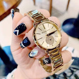 Michael Kors Portia Quartz Gold Dial Gold Steel Strap Watch For Women - MK3838 Buy Now By Michael Kors