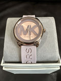 Michael Kors Janelle Three Hand Rose Gold Dial Pink Rubber Strap Watch For Women - MK7139 Buy Now By Michael Kors