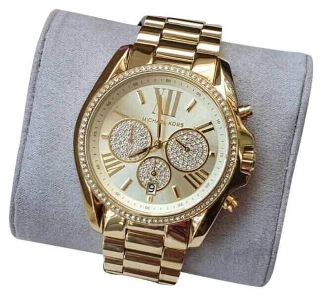 Michael Kors Bradshaw Quartz Gold Dial Gold Steel Strap Watch For Women - MK6538 Buy Now By Michael Kors