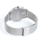 Calvin Klein Minimal White Dial Silver Mesh Bracelet Watch for Men - K3M5115X Buy Now By Calvin Klein