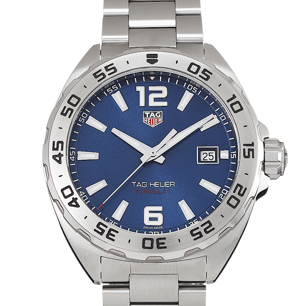 Tag Heuer Formula 1 Blue Dial Silver Steel Strap Watch for Men - WAZ1118.BA0875 Buy Now By Tag Heuer