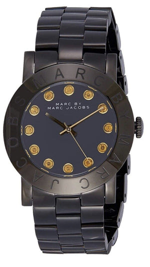 Marc Jacobs Amy Black Dial Black Steel Strap Watch for Women - MBM8595 Buy Now By Marc Jacobs
