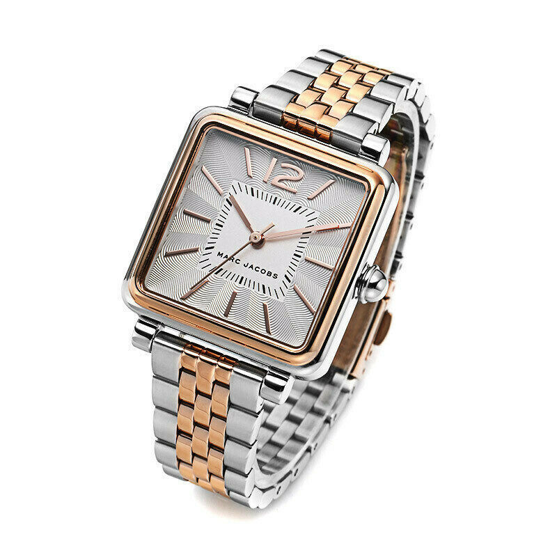 Marc Jacobs Vic Silver Dial Two Tone Steel Strap Watch for Women - MJ3463 Buy Now By Marc Jacobs