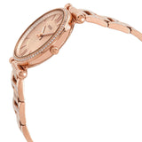 Fossil Carlie Rose Gold Dial Rose Gold Steel Strap Watch for Women - ES4301 Buy Now By Fossil