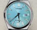 Citizen Tsuyosa Automatic Turquoise Dial Silver Steel Strap Watch For Men - NJ0151-88M Buy Now By Citizen