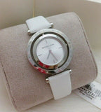 Michael Kors Averi Silver Dial White Leather Strap Watch for Women - MK2524 Buy Now By Michael Kors