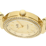 Coach Sport Diamonds Gold Dial Gold Steel Strap Watch for Women - 14502195 Buy Now By Coach