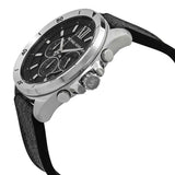 Michael Kors Brecken Chronograph Black Dial Black Leather Strap Watch For Men - MK8850 Buy Now By Michael Kors