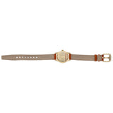 Marc Jacobs Mini Blade White Dial Brown Leather Strap Watch for Women - MBM1219 Buy Now By Marc Jacobs