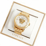 Versace Palazzo Empire White Dial Gold Steel Strap Watch for Men - VERD00318 Buy Now By Versace