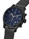 Maserati Epoca Black Edition Blue Dial Black Mesh Bracelet Watch For Men - R8873618008 Buy Now By Maserati