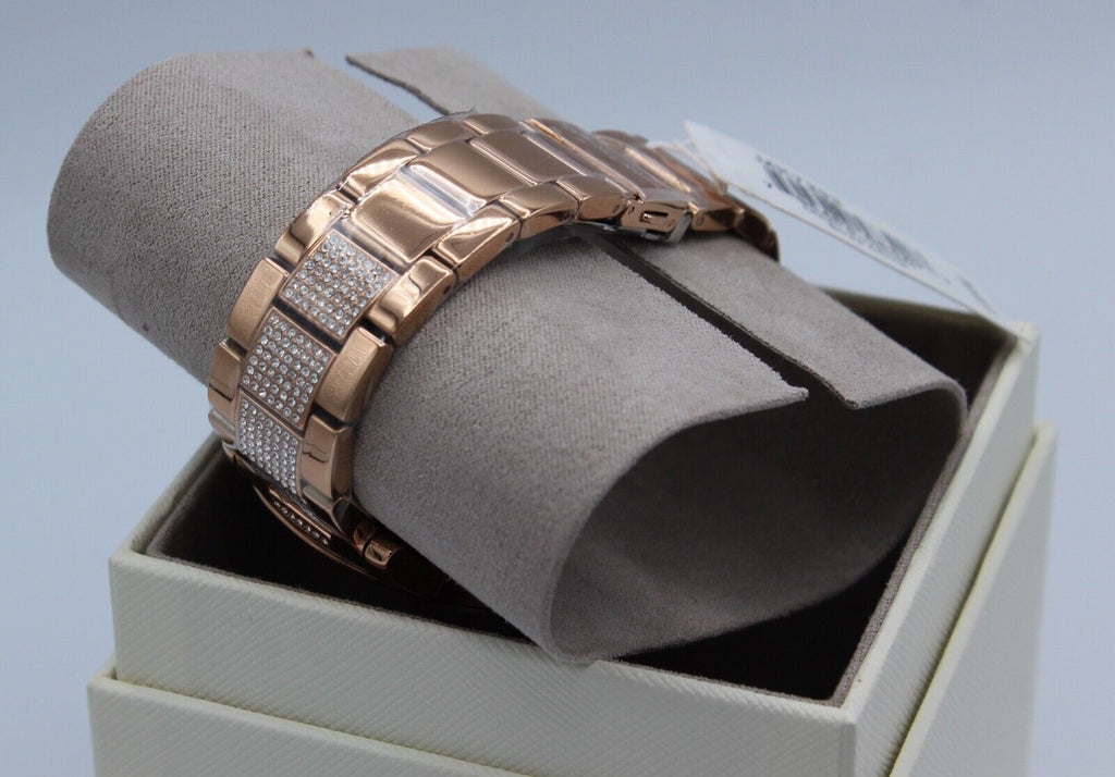 Michael Kors Tibby Chronograph White Dial Rose Gold Steel Strap Watch For Men - MK7293 Buy Now By Michael Kors