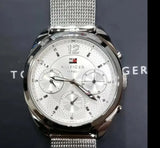 Tommy Hilfiger Mia Silver Dial Silver Mesh Bracelet Watch for Men - 1781628 Buy Now By Tommy Hilfiger