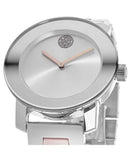 Movado Bold Silver Dial Two Tone Steel Strap Watch for Women - 3600702 Buy Now By Movado