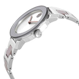 Movado Bold Silver Dial Two Tone Steel Strap Watch for Women - 3600702 Buy Now By Movado