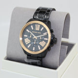 Michael Kors Wren Chronograph Black Dial Black Steel Strap Watch For Men - MK8933 Buy Now By Michael Kors