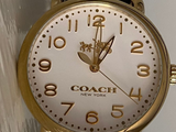Coach Delancey White Dial Brown Leather Strap Watch for Women - 14502715 Buy Now By Coach