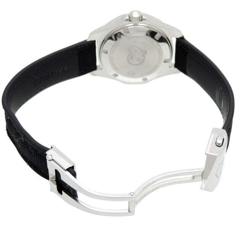 Tag Heuer Aquaracer Quartz Mother of Pearl Black Dial Black NATO Strap Watch for Women - WAY131M.FT6092 Buy Now By Tag Heuer