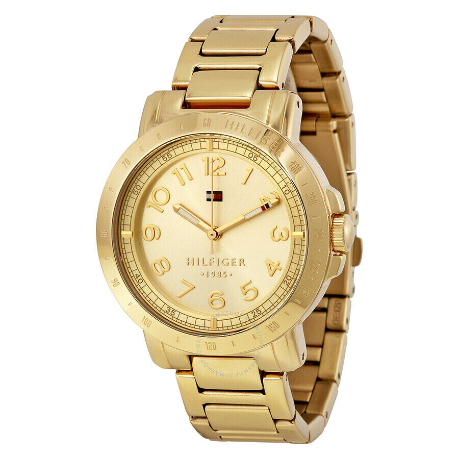 Tommy Hilfiger Bella Gold Dial Gold Steel Strap Watch for Women - 1781395 Buy Now By Tommy Hilfiger