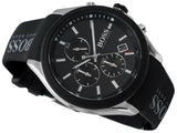 Hugo Boss Velocity Black Dial Black Leather Strap Watch for Men - 1513716 Buy Now By Hugo Boss