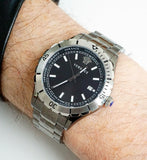 Versace Hellenyium Quartz Black Dial Grey Steel Strap Watch For Men - VE3A00620 Buy Now By Versace