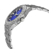 Bulova Phantom Baguette Crystal Blue Dial Silver Steel Strap Watch for Men - 96A254 Buy Now By Bulova