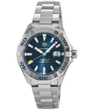 Tag Heuer Aquaracer Calibre 5 Automatic Blue Dial Silver Steel Strap Watch for Men - WAY2012.BA0927 Buy Now By Tag Heuer