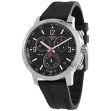 Tissot PRC 200 Chronograph Black Dial Black Rubber Strap Watch for Men - T114.417.17.057.00 Buy Now By Tissot