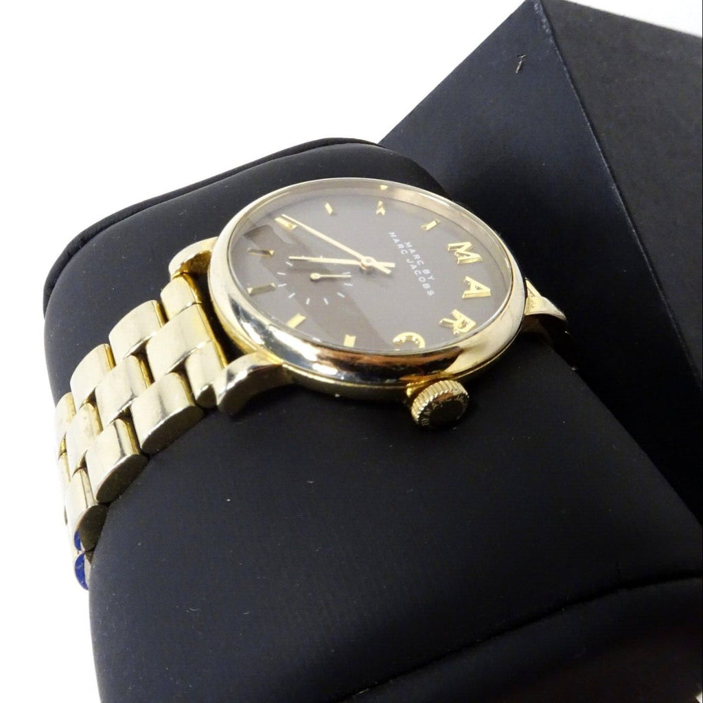 Marc Jacobs Baker Brown Dial Gold Steel Strap Watch for Women - MBM8631 Buy Now By Marc Jacobs