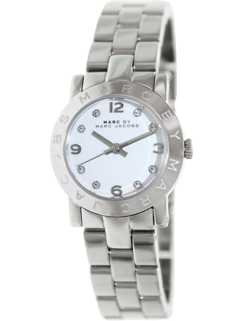 Marc Jacobs Mini Amy White Dial Silver Steel Strap Watch for Women - MBM3055 Buy Now By Marc Jacobs