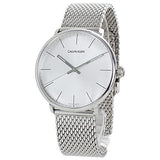 Calvin Klein White Dial Silver Mesh Bracelet Watch for Women - K8M21126 Buy Now By Calvin Klein