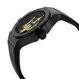 Maserati Potenza Automatic Black Dial Black Leather Strap Watch For Men - R8821108036 Buy Now By Maserati