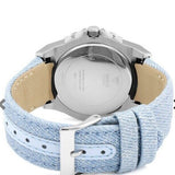 Guess Limelight Quartz Blue Dial Blue Leather Strap Watch For Men - W0775l1 Buy Now By Guess