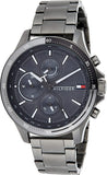 Tommy Hilfiger Bank Grey Dial Grey Steel Strap Watch for Men - 1791719 Buy Now By Tommy Hilfiger