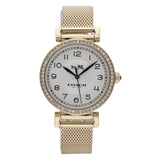 Coach Madison White Dial Gold Mesh Bracelet Watch for Women - 14502652 Buy Now By Coach