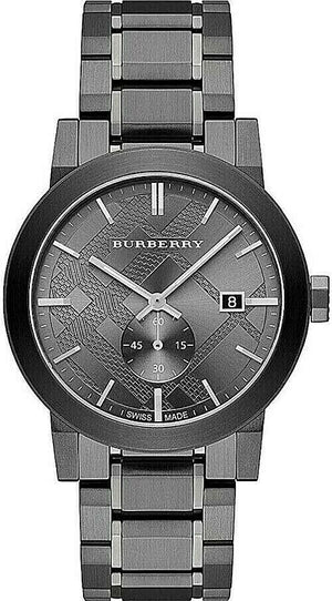 Burberry The City Black Dial Black Steel Strap Watch for Men - BU9902 Buy Now By Burberry