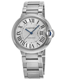 Cartier Ballon Bleu De Cartier Silver Dial Silver Steel Strap Watch for Women - WSBB0048 Buy Now By Cartier