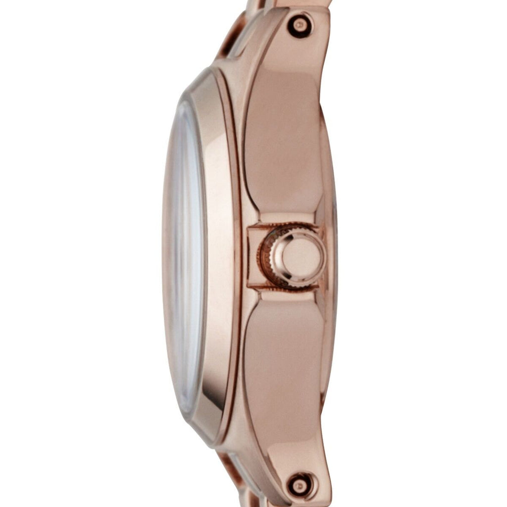 Marc Jacobs Henry Dinky Blue Dial Rose Gold Steel Strap Watch for Women - MBM3204 Buy Now By Marc Jacobs